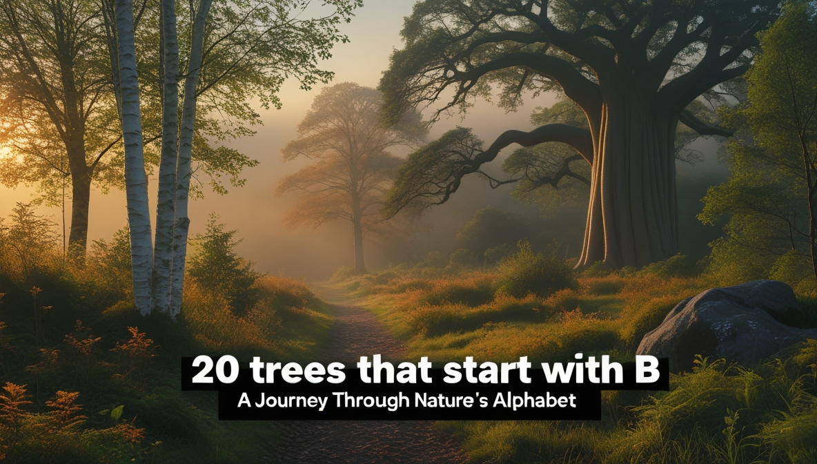 20 Trees that start with B : A Journey Through Nature's Alphabet