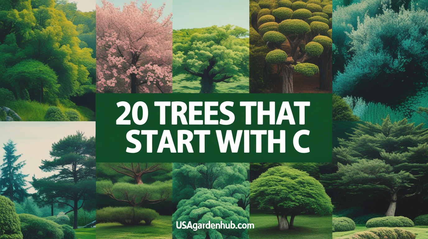 20 Trees that start with C : A Nature Lover's Guide