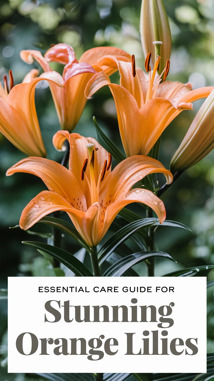 Orange Lilies: The Fiery Blooms That Speak Passion, Luck, and Renewal