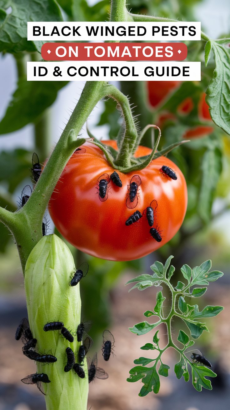 Black Winged Pests on Tomato Plants : Essential Guide to Identification and Control