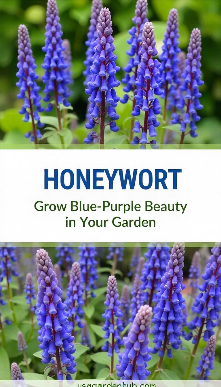 Honeywort : Growing Nature's Blue-Purple Beauty in Your Garden