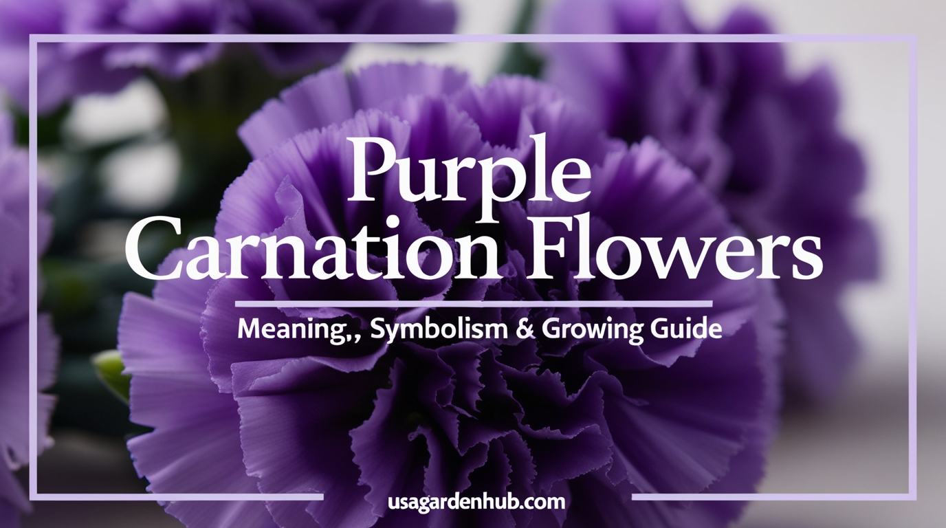 Purple Carnation Flowers: Meaning, Symbolism and Growing Guide