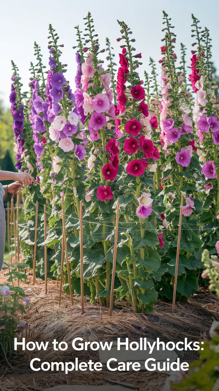 How to Grow Hollyhocks: Complete Planting and Care Guide