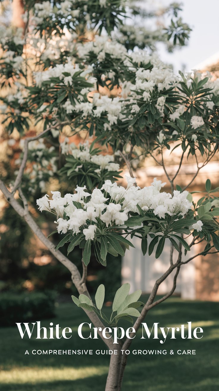 White Crepe Myrtle : A Comprehensive Guide to Growing &amp; Care