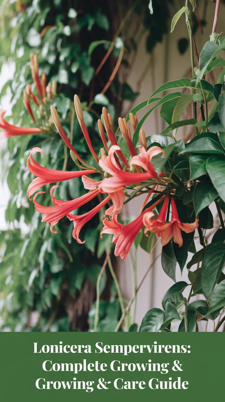 Coral Honeysuckle: Your Guide to Growing Lonicera Sempervirens for Vibrant Gardens