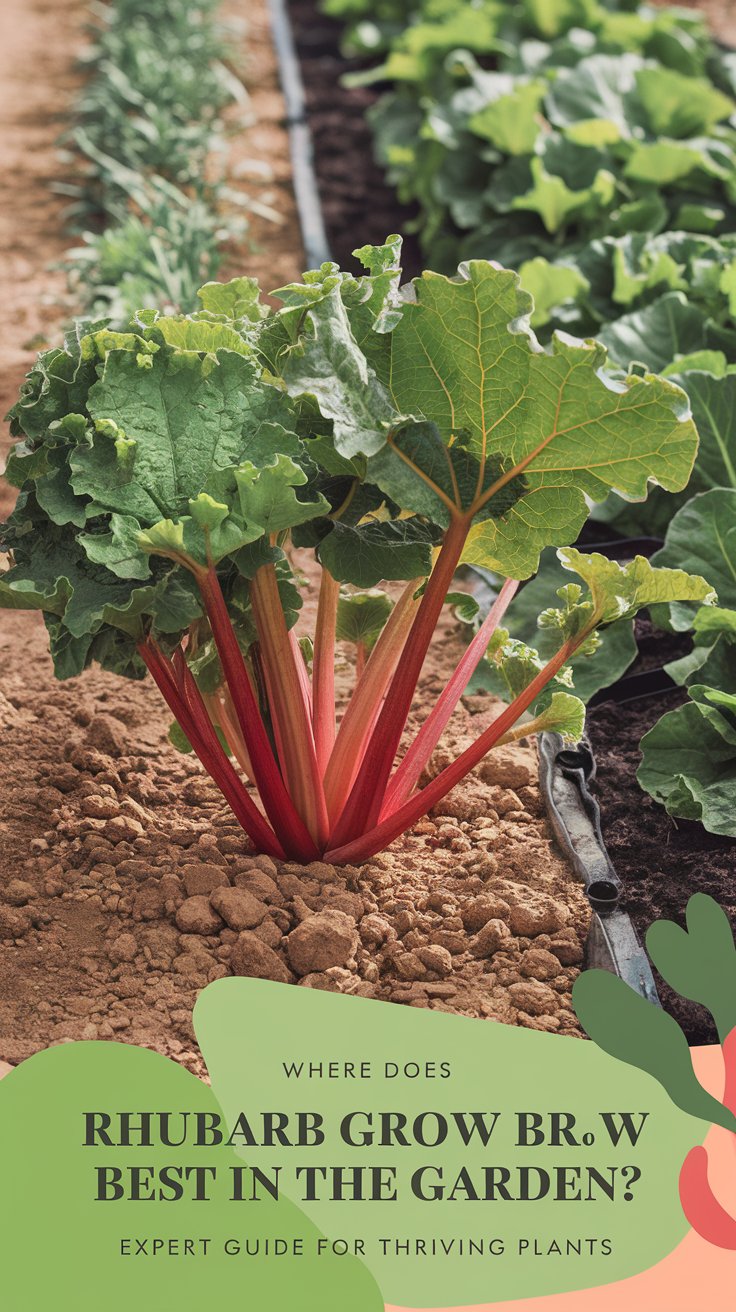 Where Does Rhubarb Grow Best In The Garden? Expert Guide for Thriving Plants