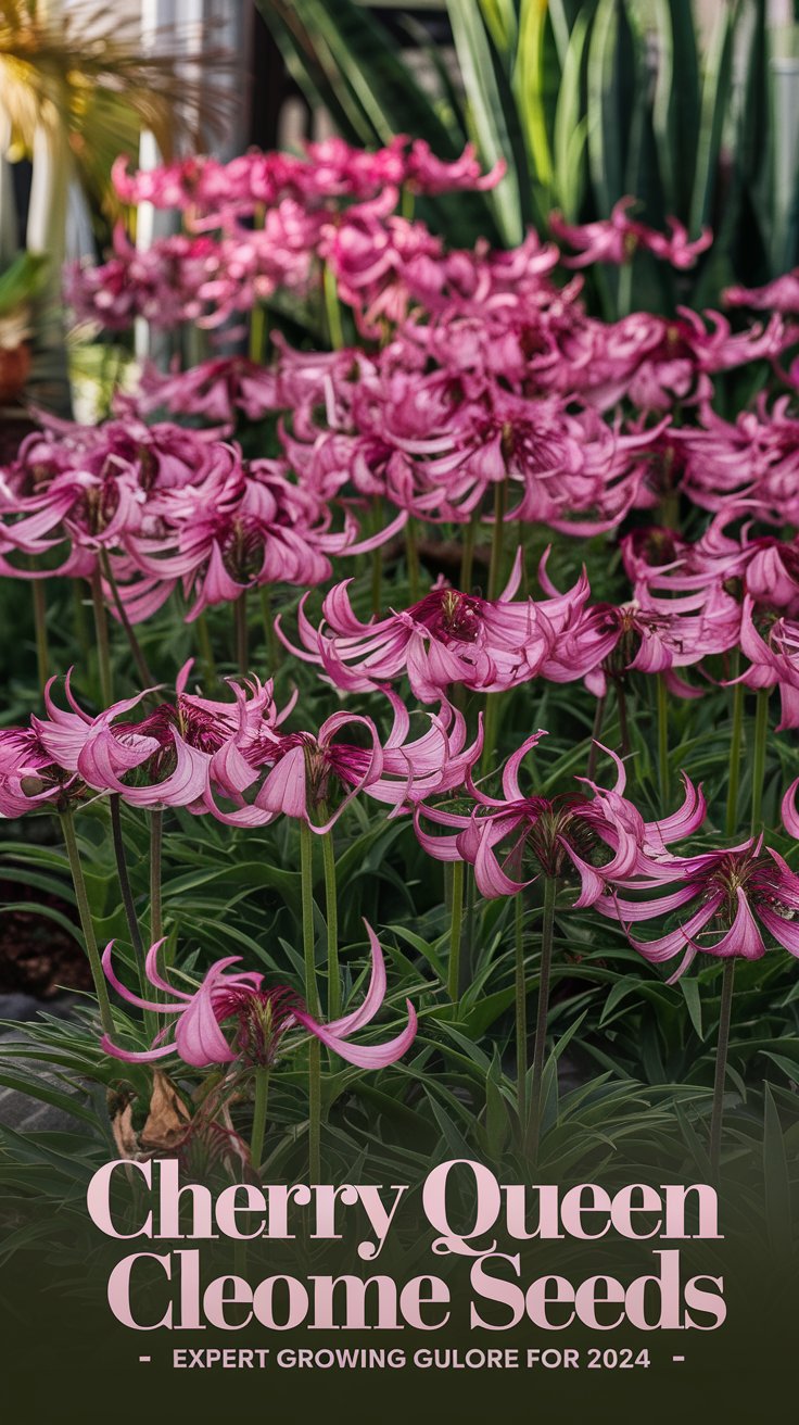 Cherry Queen Cleome Seeds: A Gardener’s Guide to Vibrant Blooms
