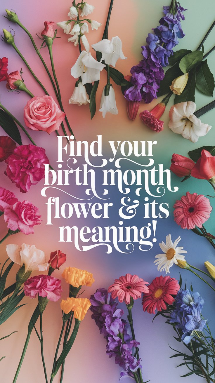 Birth Month Flowers and Their Meanings: A Blooming Guide to Your Floral Match