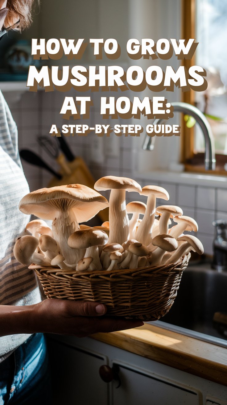How to Grow Mushrooms at Home: A Step-by-Step Guide