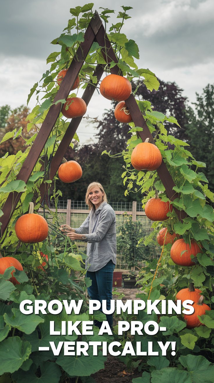 Pumpkin Trellis: Grow Pumpkins Vertically Like a Pro!