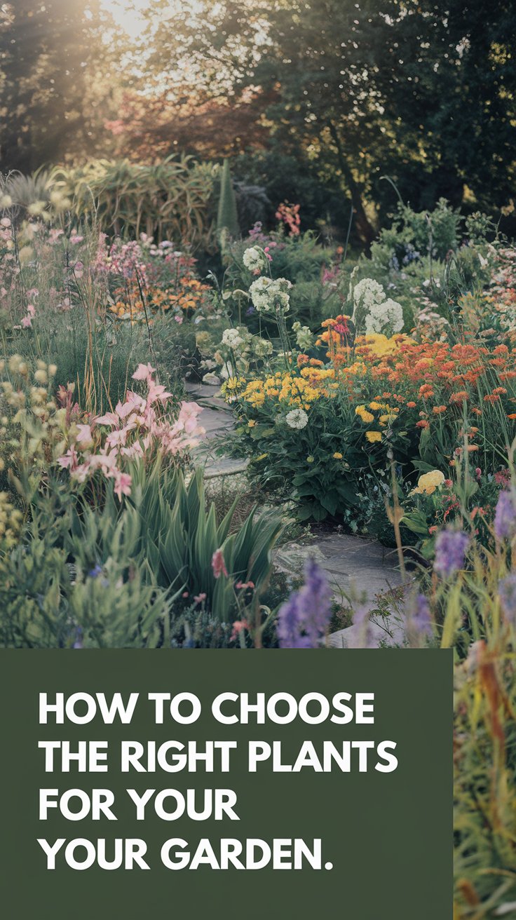 How to Choose the Right Plants for Your Garden