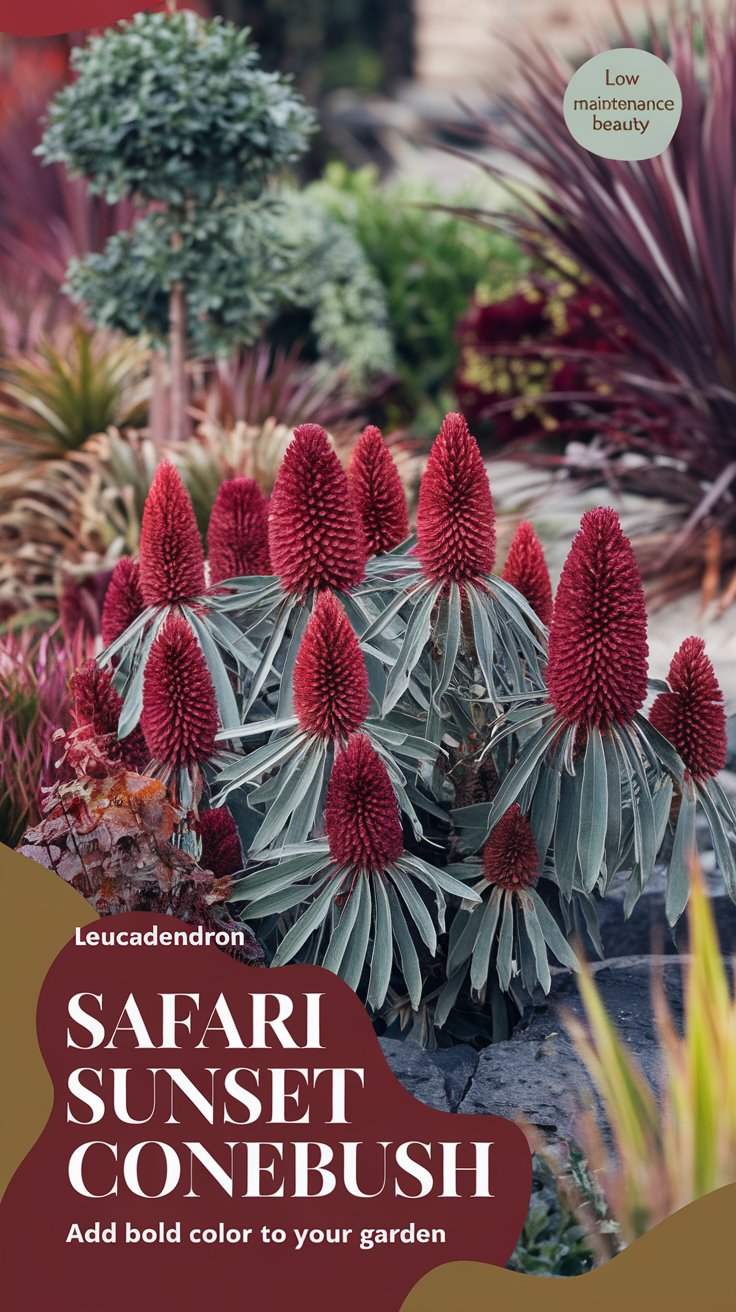 Leucadendron 'Safari Sunset' Conebush: A Vibrant Addition to Your Garden