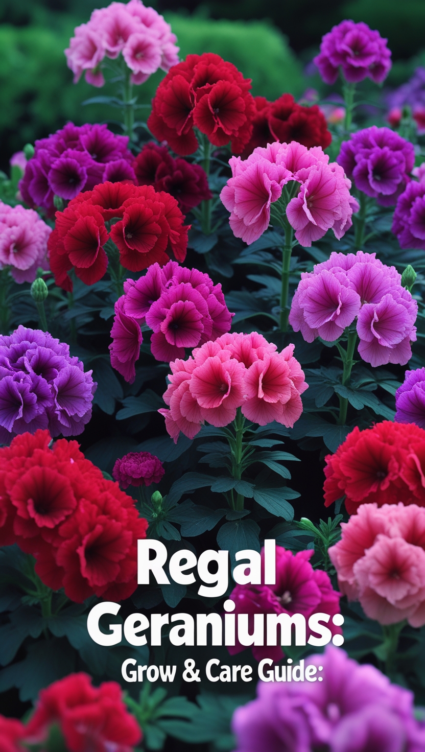 Regal Geraniums: A Comprehensive Guide to Growing and Caring for These Stunning Flowers