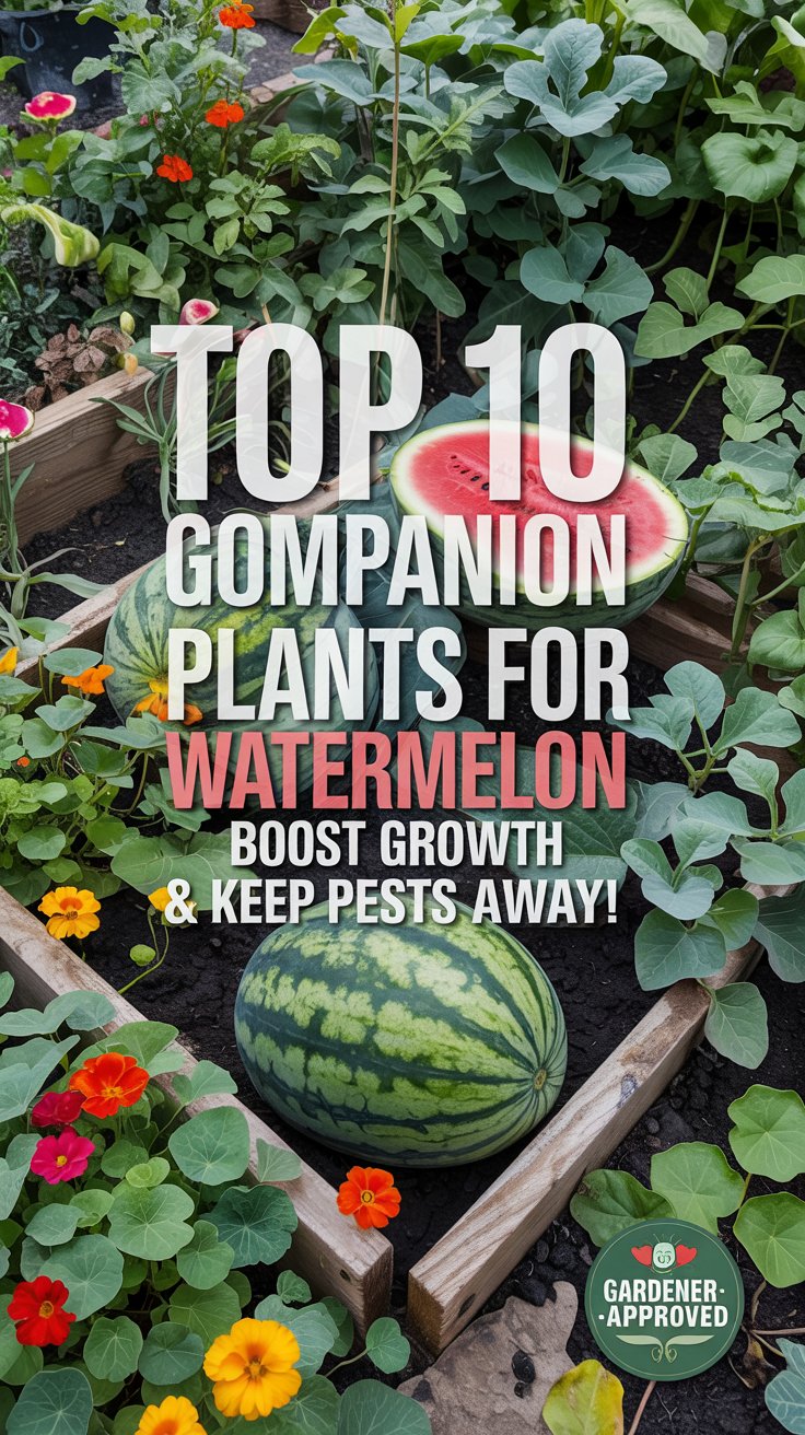 10 Best Companion Plants For Watermelon (Gardener-Approved Picks)