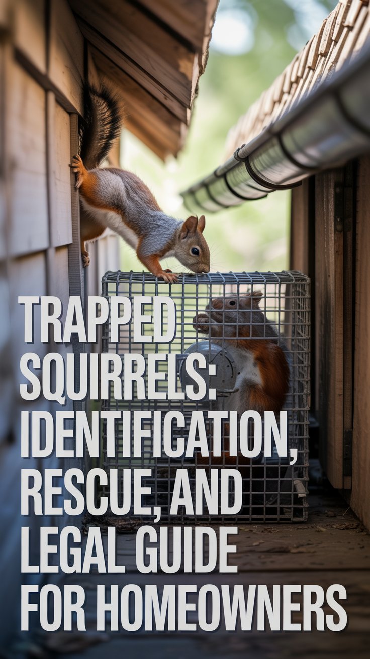 Trapped Squirrels: Identification, Rescue, and Legal Guide for Homeowners