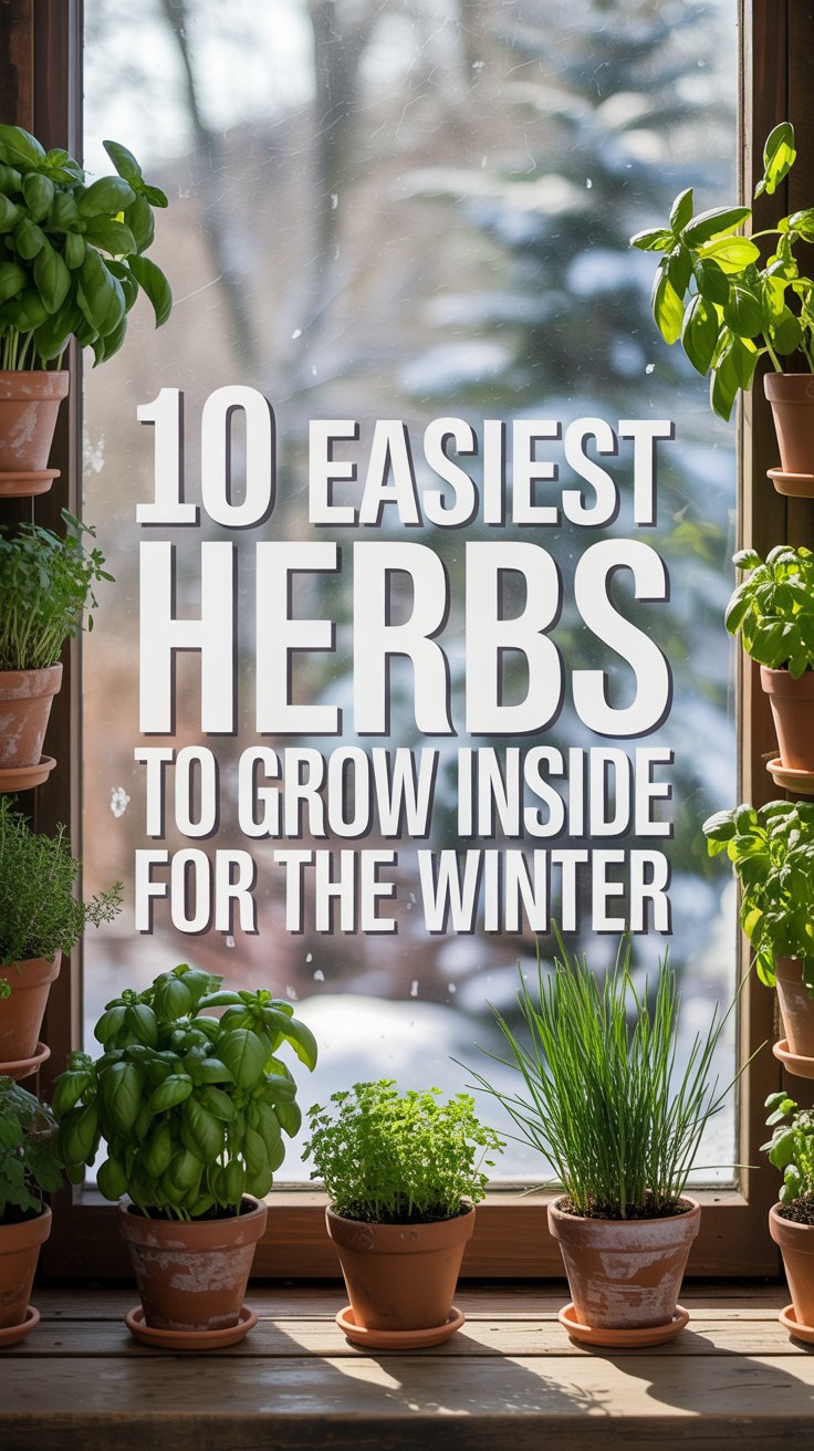 10 Easiest Herbs To Grow Inside For The Winter