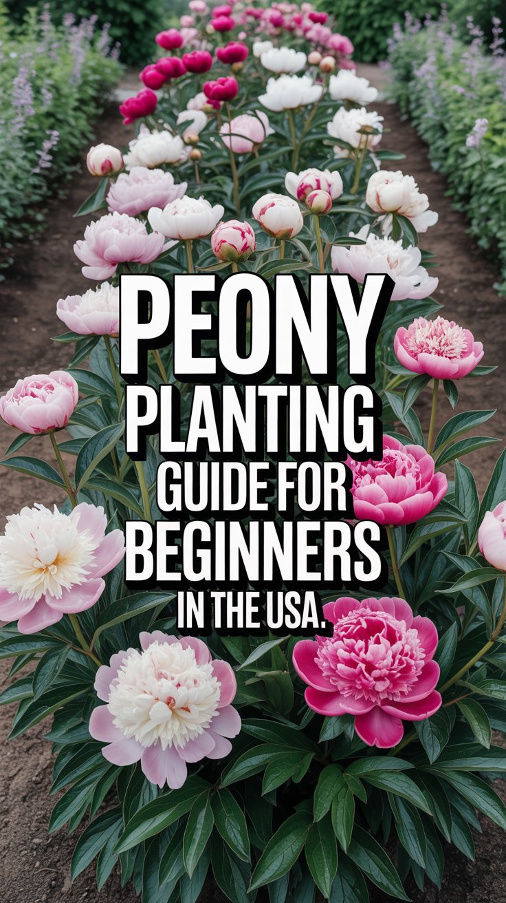 Peony Planting Guide for Beginners in the USA
