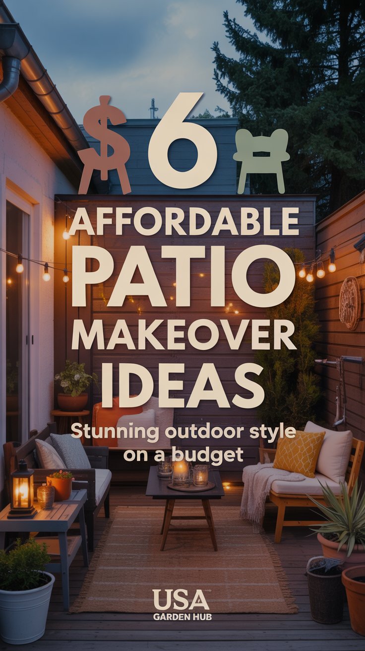 6 Affordable Patio Makeover Ideas for a Stunning Outdoor Space on a Budget