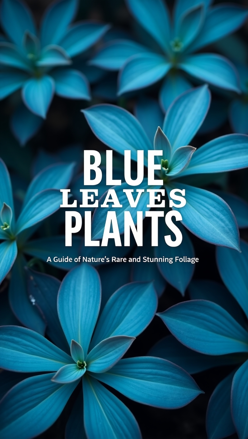 Blue Leaves Plants: A Guide to Nature’s Rare and Stunning Foliage
