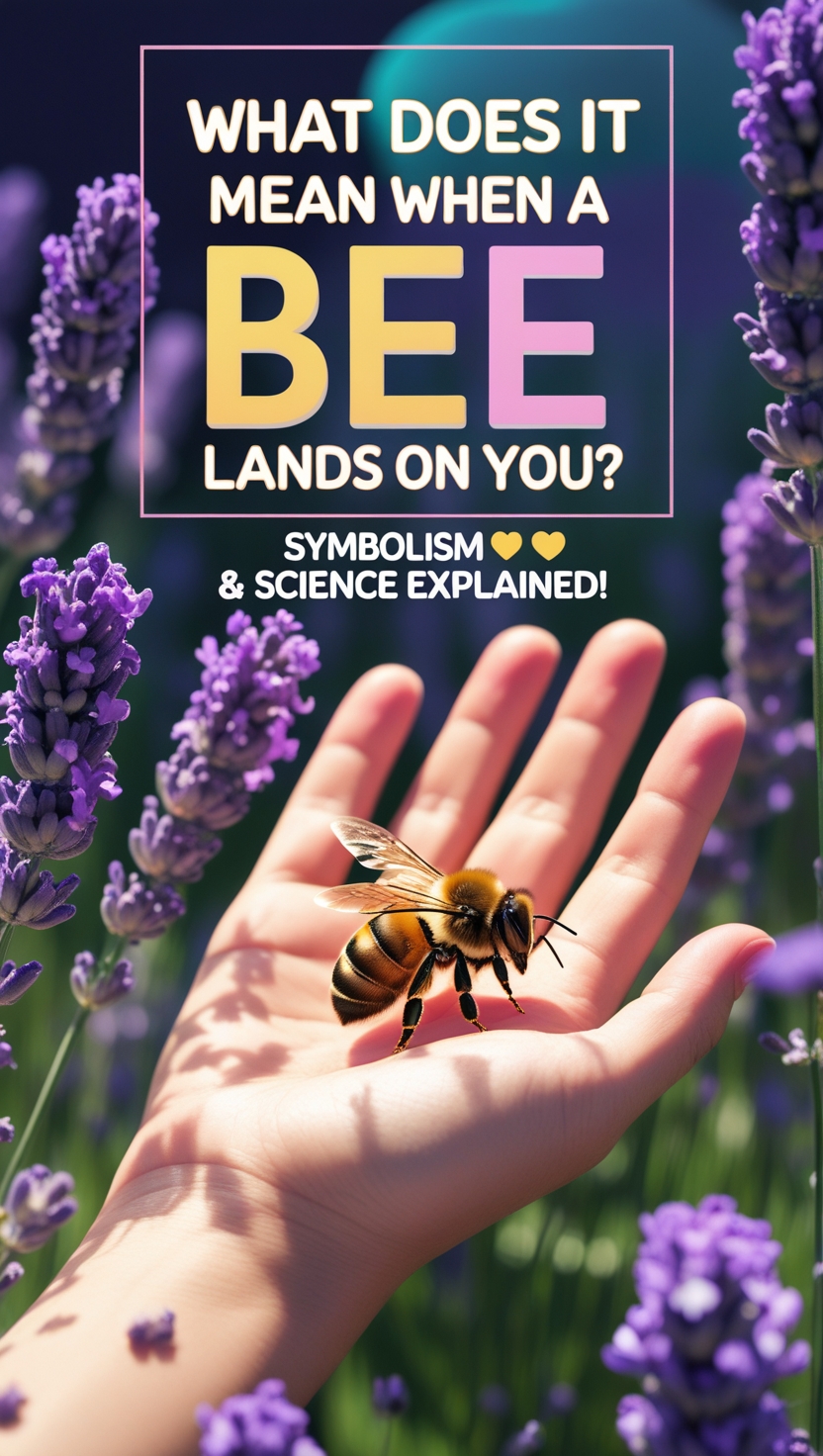 What Does It Mean When a Bee Lands on You? Unraveling the Symbolism and Science