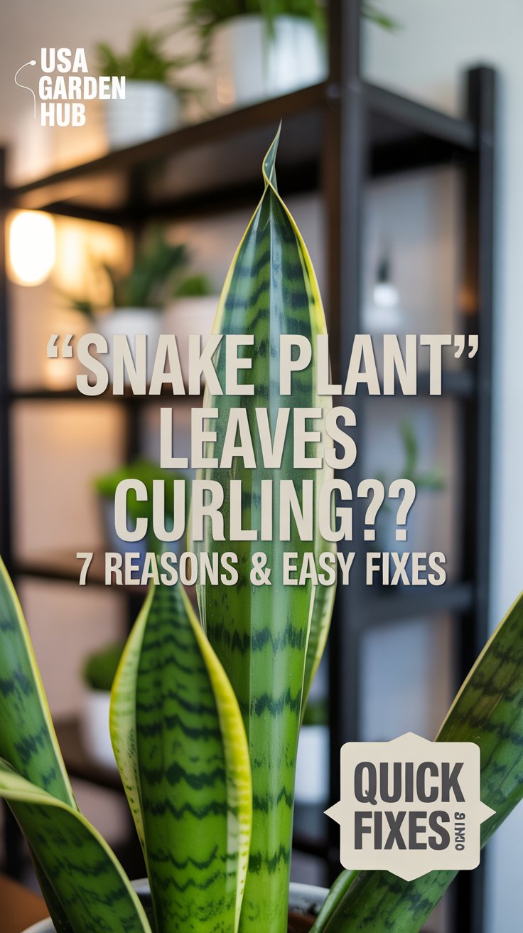 Why Are My Snake Plant Leaves Curling Inward? 7 Reasons &amp; Easy Fixes