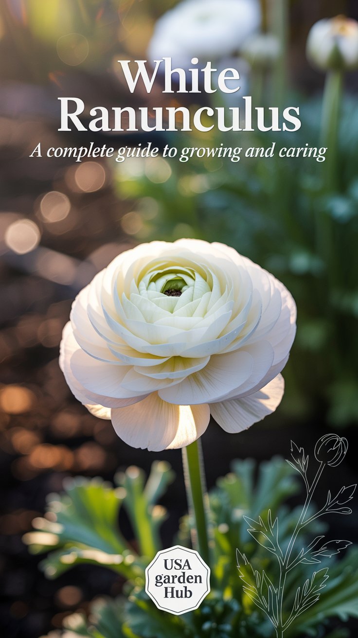 White Ranunculus: A Complete Guide to Growing, Caring, and Using These Beautiful Flowers
