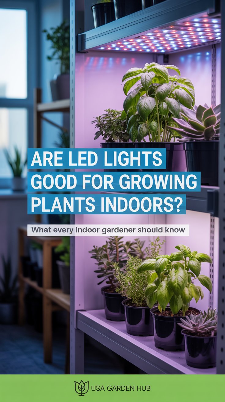 🌱 Are LED Lights Good for Growing Plants Indoors? (Real Experience Guide)