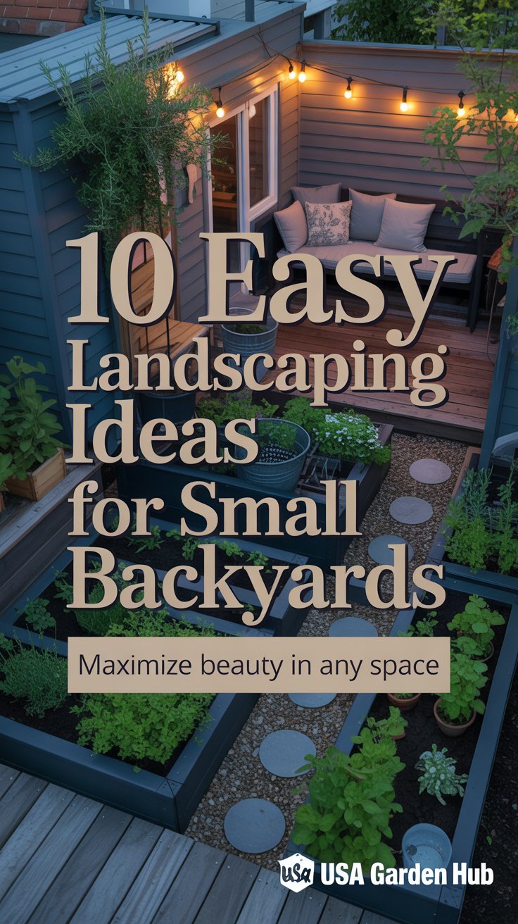 10 Easy Landscaping Ideas for Small Backyards