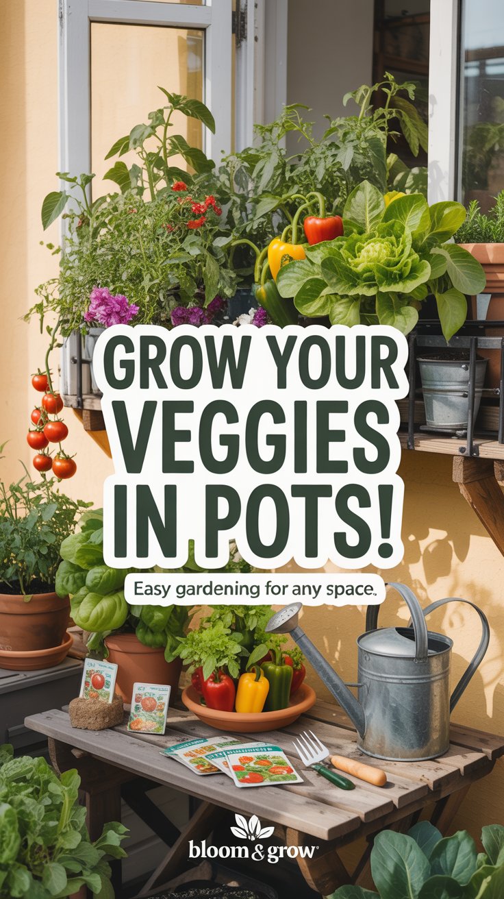 10 Vegetables You Can Grow in Pots: Easy Container Gardening Guide