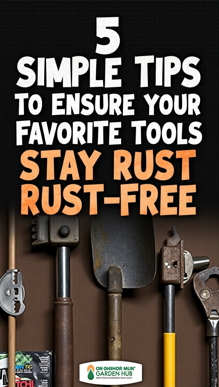 5 Simple Tips to Ensure Your Favorite Tools Stay Rust-Free (No Expensive Equipment Needed!)