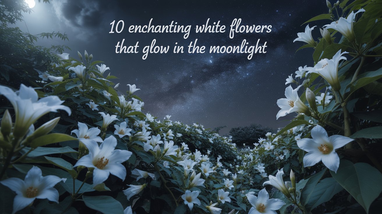 10 Enchanting White Flowers That Glow in the Moonlight
