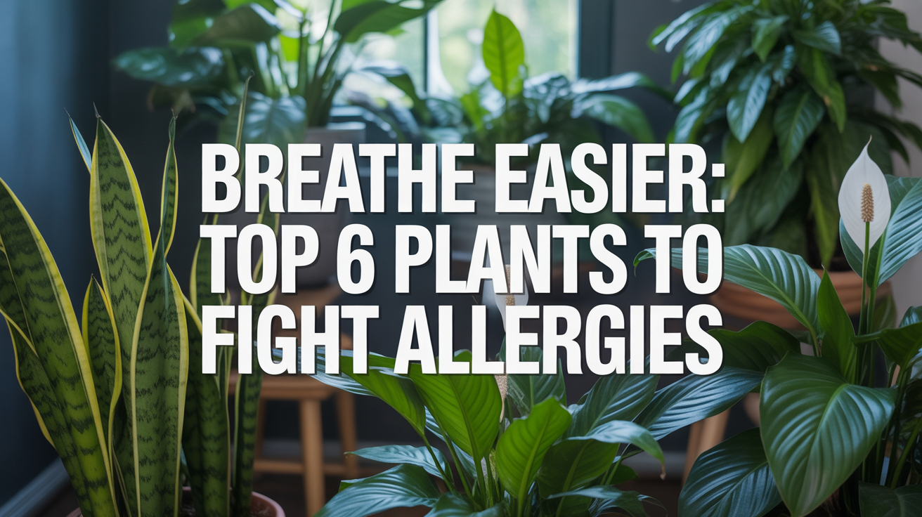 Breathe Easier: My Top 6 Allergy-Fighting Plants for Home and Garden