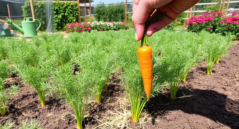 Growing New Carrots from Seeds