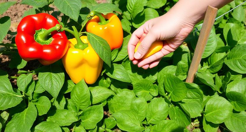 Peppers and Spinach: Heat Meets Cool