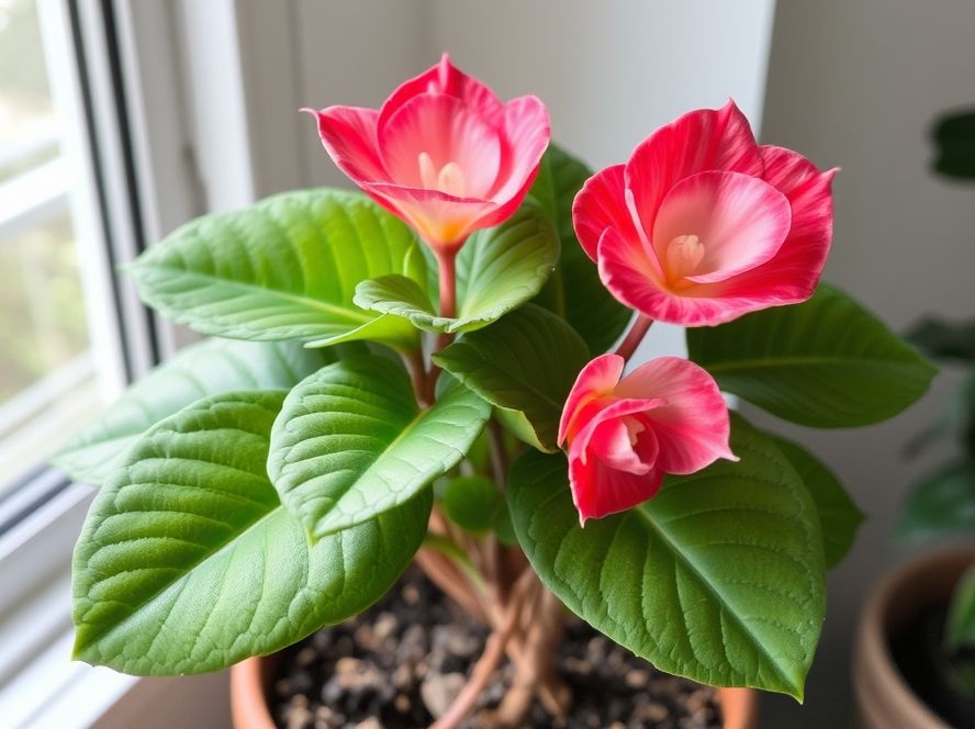 Begonia indoor plant