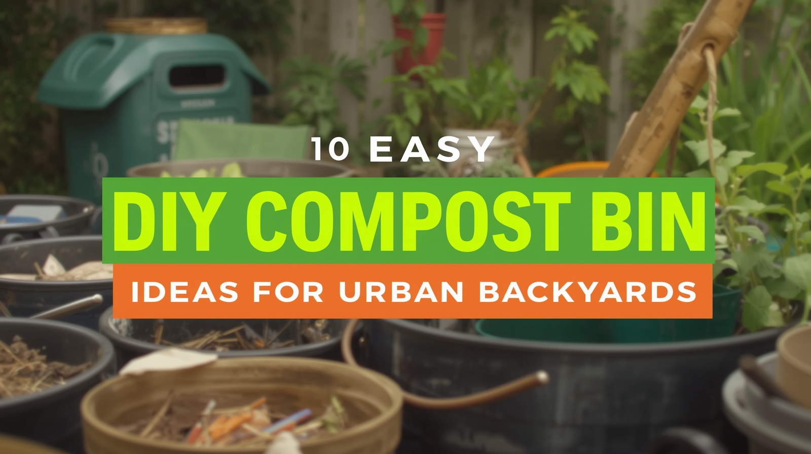 10 Easy DIY Compost Bin Ideas for Urban Backyards