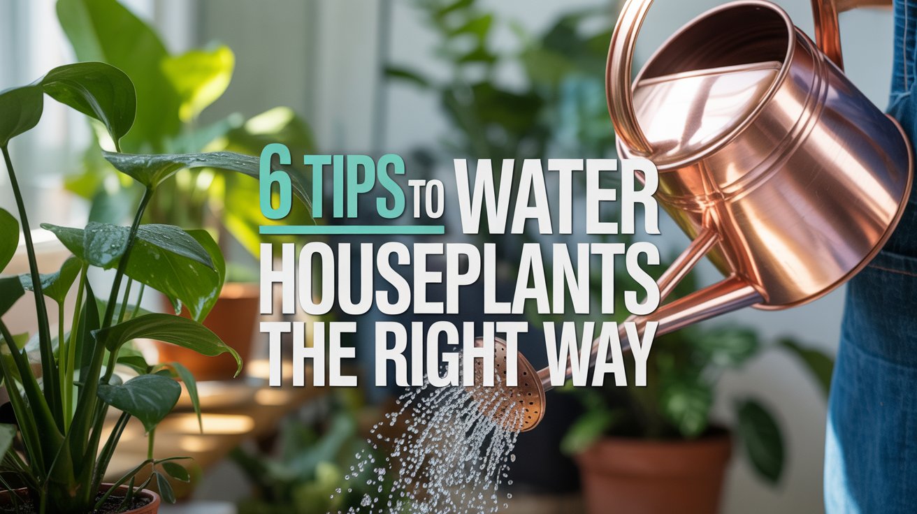 6 Tips to Water Houseplants the Right Way