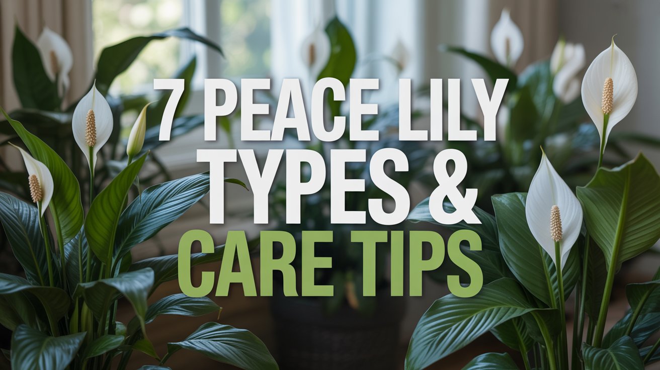 7 Types of Peace Lily and How to Care for Them