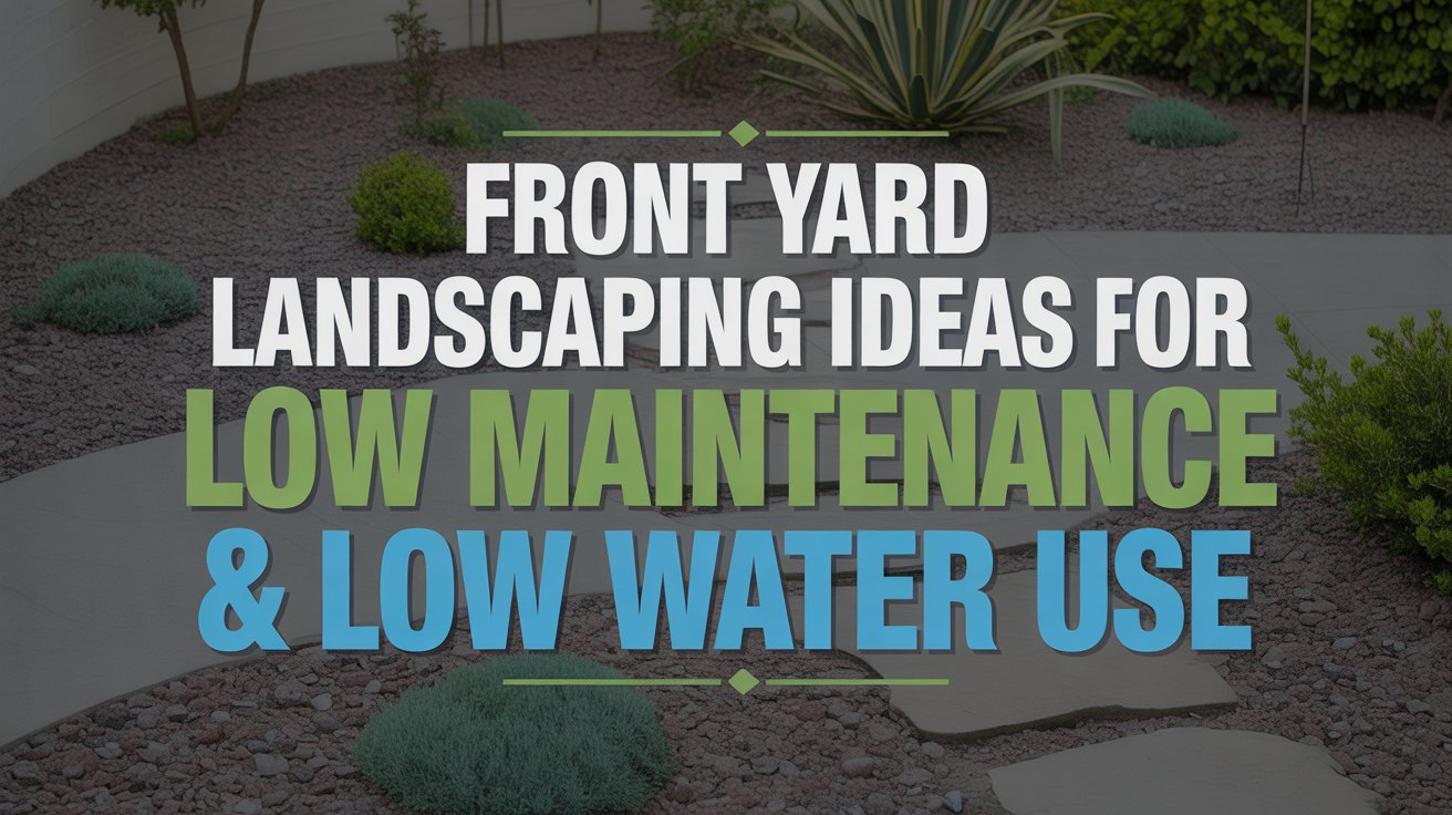 Front Yard Landscaping Ideas for Low Maintenance &amp; Low Water Use