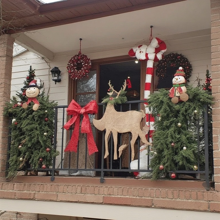 Paint Wooden Cutouts: Get creative with simple wooden cutouts from a craft store. Paint them like snowmen, reindeer, or Christmas trees for a personal touch.