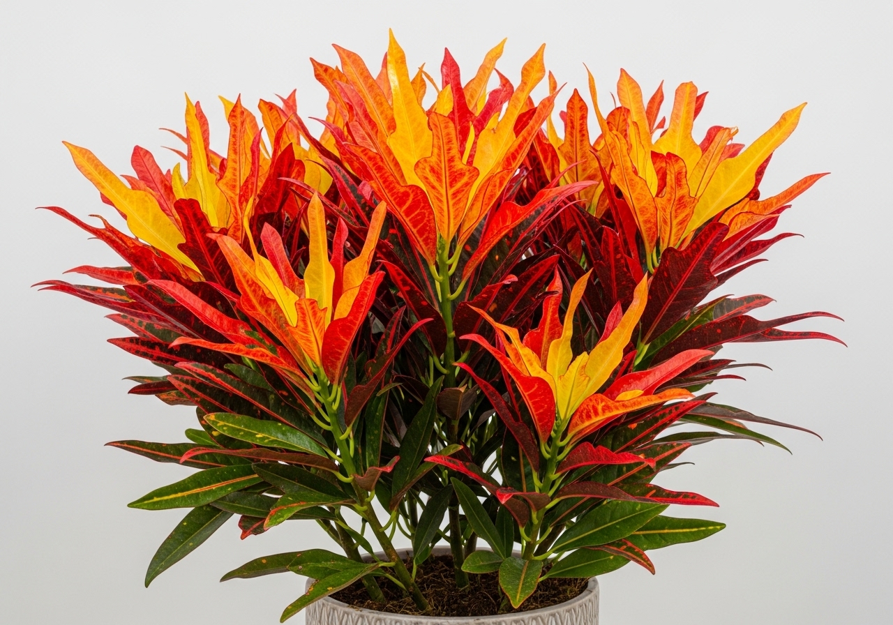 Bush on Fire Croton