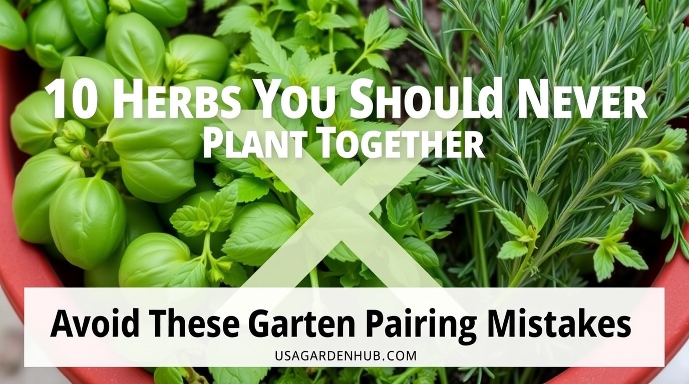 10 Herbs You Should Never Plant Together: Easy Tips