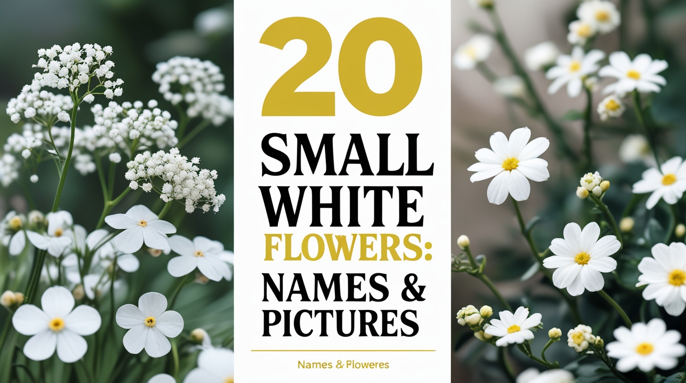 20 Small White Flowers: Names, Pictures, and Expert Gardening Tips