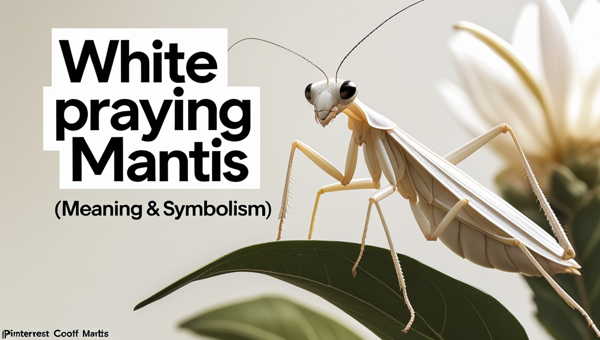 White Praying Mantis Meaning: Spiritual Symbolism Explained