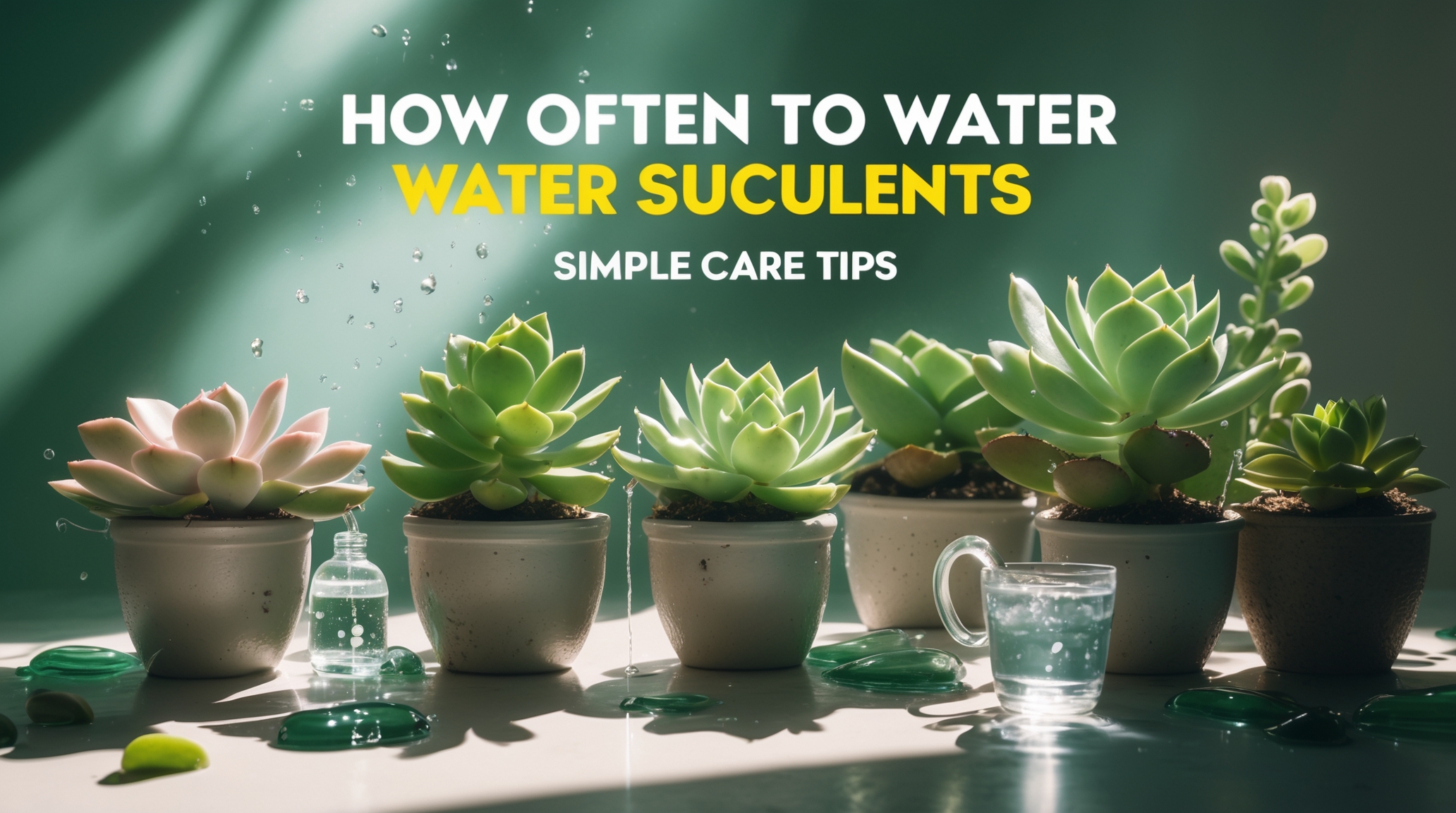 How Often to Water Succulents: My Easy Tips for Thriving Plants
