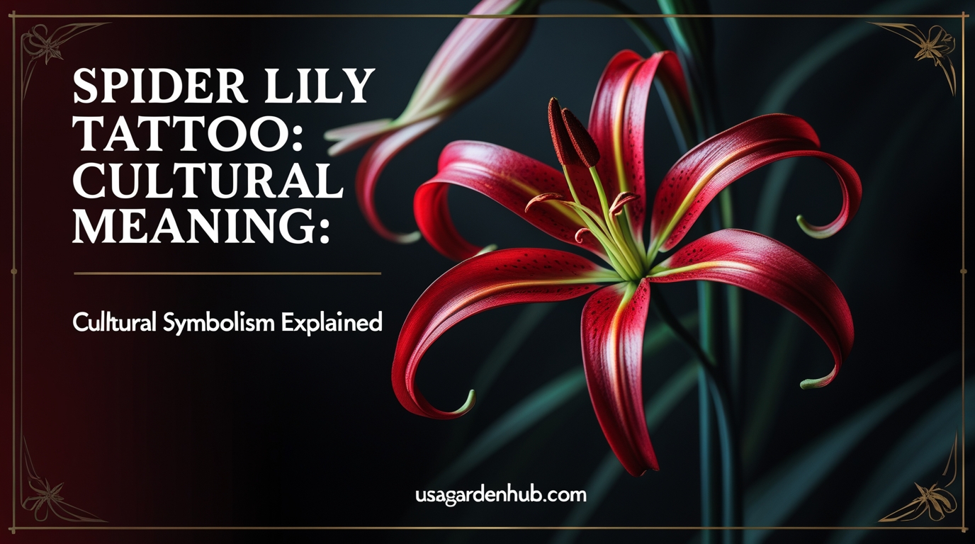 Spider Lily Tattoo Meaning: Cultural Symbolism Explained