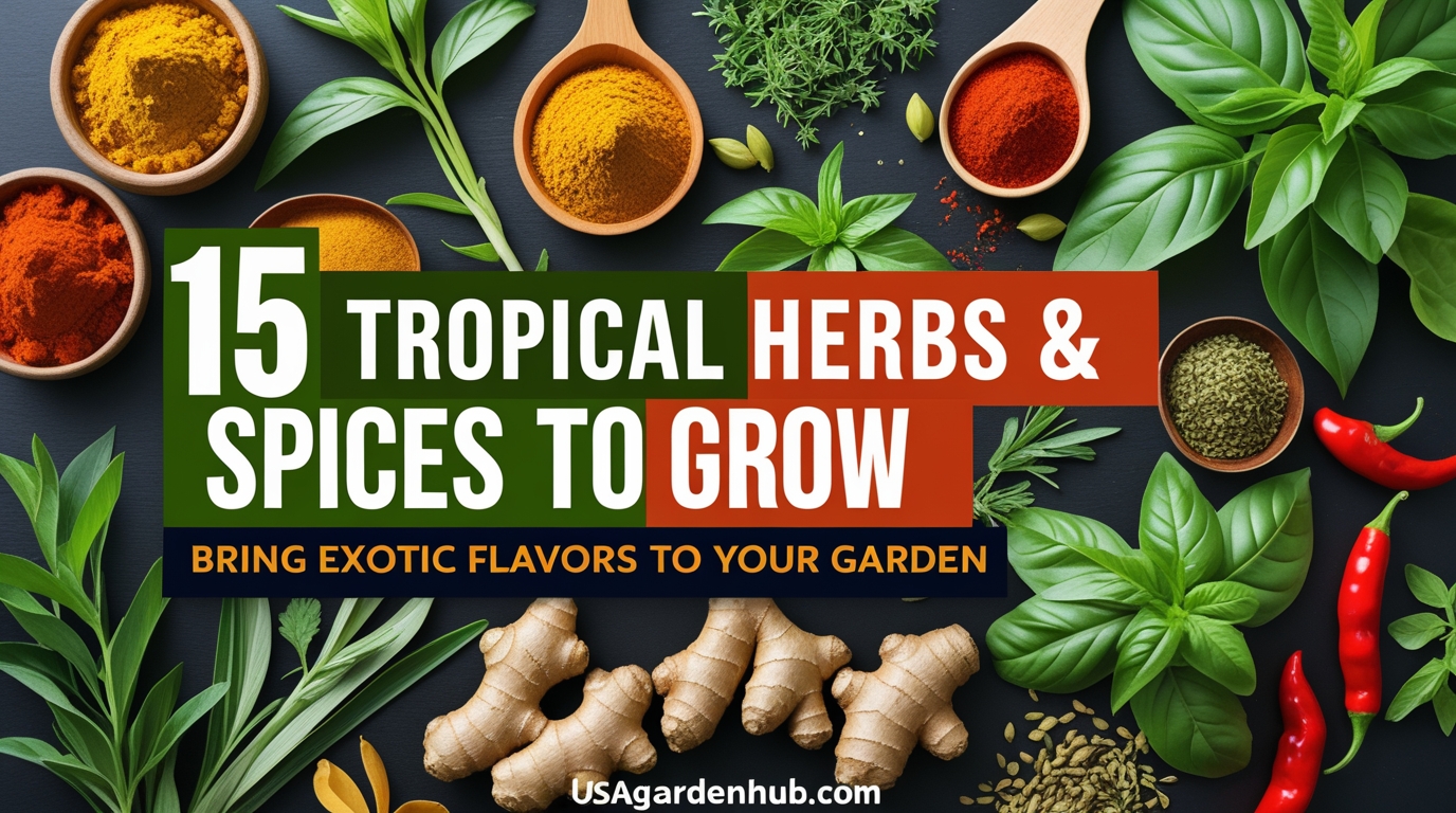 15 Tropical Herbs and Spices to Grow in Your Garden