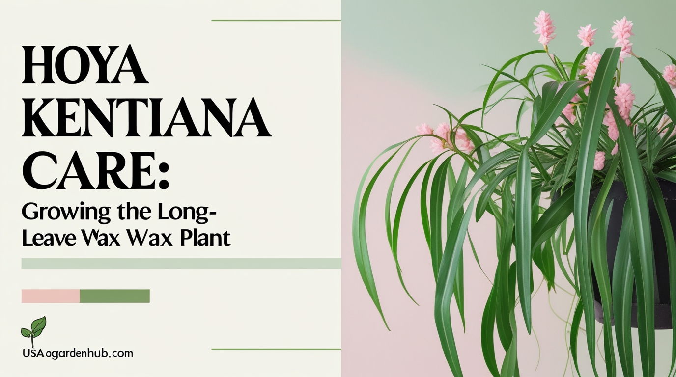 Hoya Kentiana Care: Growing the Long-Leaved Wax Plant
