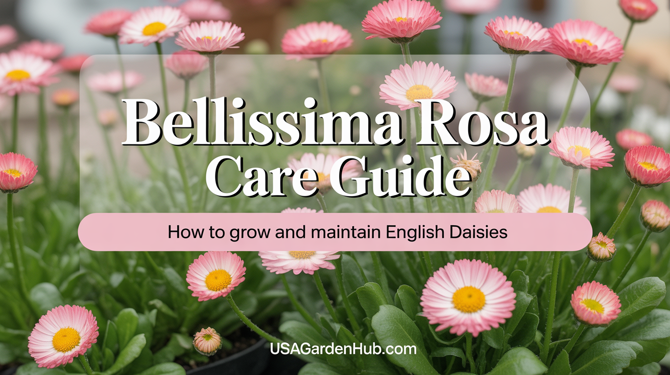 Bellissima Rosa (Bellis Perennis) Care Guide: Planting, Pruning, and Maintenance Tips