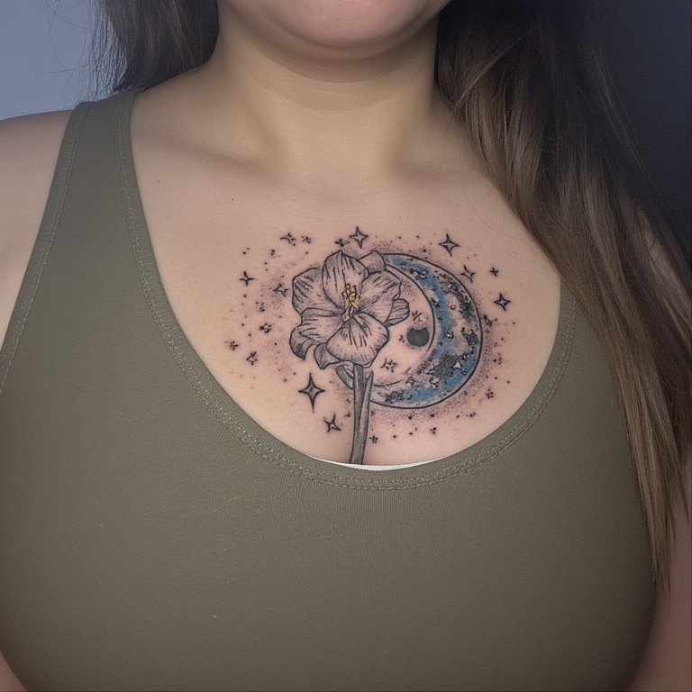 Narcissus with Moon and Stars